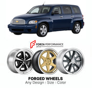 FORGED WHEELS RIMS for CHEVROLET HHR LS 2006 - 2011

Custom forged wheels for Chevrolet HHR LS 2006 - 2011. Made-to-order monoblock, 2-piece and 3-piece rims in custom sizes, offsets, colors and finishes with guaranteed fitment.

We manufacture premium quality forged wheels rims for Chevrolet HHR LS 2006 - 2011 in any design, size, color.

THIS WHEEL DESIGN CAN BE CUSTOM-MADE FOR YOUR CAR IN ANY SIZE AND COLOR OPTIONS
Available in monoblock, 2-piece, 3-piece, duoblock, beadlock
3D wheel renderings are provi