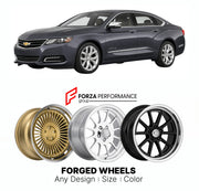 FORGED WHEELS RIMS for CHEVROLET IMPALA PREMIER 2014 - 2020

Custom forged wheels for Chevrolet Impala Premier 2014 - 2020. Made-to-order monoblock, 2-piece and 3-piece rims in custom sizes, offsets, colors and finishes with guaranteed fitment.

We manufacture premium quality forged wheels rims for Chevrolet Impala Premier 2014 - 2020 in any design, size, color.

THIS WHEEL DESIGN CAN BE CUSTOM-MADE FOR YOUR CAR IN ANY SIZE AND COLOR OPTIONS
Available in monoblock, 2-piece, 3-piece, duoblock, beadlock
3D wh