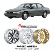 FORGED WHEELS RIMS for CHEVROLET LUMINA 1990 - 1994

Custom forged wheels for Chevrolet Lumina 1990 - 1994. Made-to-order monoblock, 2-piece and 3-piece rims in custom sizes, offsets, colors and finishes with guaranteed fitment.

We manufacture premium quality forged wheels rims for Chevrolet Lumina 1990 - 1994 in any design, size, color.

THIS WHEEL DESIGN CAN BE CUSTOM-MADE FOR YOUR CAR IN ANY SIZE AND COLOR OPTIONS
Available in monoblock, 2-piece, 3-piece, duoblock, beadlock
3D wheel renderings are provi