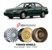 FORGED WHEELS RIMS for CHEVROLET MALIBU 1997 - 2003

Custom forged wheels for Chevrolet Malibu 1997 - 2003. Made-to-order monoblock, 2-piece and 3-piece rims in custom sizes, offsets, colors and finishes with guaranteed fitment.

We manufacture premium quality forged wheels rims for Chevrolet Malibu 1997 - 2003 in any design, size, color.

THIS WHEEL DESIGN CAN BE CUSTOM-MADE FOR YOUR CAR IN ANY SIZE AND COLOR OPTIONS
Available in monoblock, 2-piece, 3-piece, duoblock, beadlock
3D wheel renderings are provi