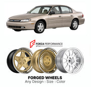 FORGED WHEELS RIMS for CHEVROLET MALIBU LS 1997 - 2025

Custom forged wheels for Chevrolet Malibu LS 1997 - 2025. Made-to-order monoblock, 2-piece and 3-piece rims in custom sizes, offsets, colors and finishes with guaranteed fitment.

We manufacture premium quality forged wheels rims for Chevrolet Malibu LS 1997 - 2025 in any design, size, color.

THIS WHEEL DESIGN CAN BE CUSTOM-MADE FOR YOUR CAR IN ANY SIZE AND COLOR OPTIONS
Available in monoblock, 2-piece, 3-piece, duoblock, beadlock
3D wheel renderings 