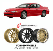 FORGED WHEELS RIMS for CHEVROLET MONTE CARLO SS 2000 - 2007

Custom forged wheels for Chevrolet Monte Carlo SS 2000 - 2007. Made-to-order monoblock, 2-piece and 3-piece rims in custom sizes, offsets, colors and finishes with guaranteed fitment.

We manufacture premium quality forged wheels rims for Chevrolet Monte Carlo SS 2000 - 2007 in any design, size, color.

THIS WHEEL DESIGN CAN BE CUSTOM-MADE FOR YOUR CAR IN ANY SIZE AND COLOR OPTIONS
Available in monoblock, 2-piece, 3-piece, duoblock, beadlock
3D wh