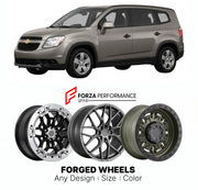 FORGED WHEELS RIMS for CHEVROLET ORLANDO 2011 - 2014

Custom forged wheels for Chevrolet Orlando 2011 - 2014. Made-to-order monoblock, 2-piece and 3-piece rims in custom sizes, offsets, colors and finishes with guaranteed fitment.

We manufacture premium quality forged wheels rims for Chevrolet Orlando 2011 - 2014 in any design, size, color.

THIS WHEEL DESIGN CAN BE CUSTOM-MADE FOR YOUR CAR IN ANY SIZE AND COLOR OPTIONS
Available in monoblock, 2-piece, 3-piece, duoblock, beadlock
3D wheel renderings are pr