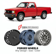 FORGED WHEELS RIMS for CHEVROLET S-10 1982 - 1993

Custom forged wheels for Chevrolet S-10 1982 - 1993. Made-to-order monoblock, 2-piece and 3-piece rims in custom sizes, offsets, colors and finishes with guaranteed fitment.

We manufacture premium quality forged wheels rims for Chevrolet S-10 1982 - 1993 in any design, size, color.

THIS WHEEL DESIGN CAN BE CUSTOM-MADE FOR YOUR CAR IN ANY SIZE AND COLOR OPTIONS
Available in monoblock, 2-piece, 3-piece, duoblock, beadlock
3D wheel renderings are provided ac
