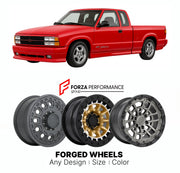 FORGED WHEELS RIMS for CHEVROLET S-10 XTREME 1994 - 2004

Custom forged wheels for Chevrolet S-10 Xtreme 1994 - 2004. Made-to-order monoblock, 2-piece and 3-piece rims in custom sizes, offsets, colors and finishes with guaranteed fitment.

We manufacture premium quality forged wheels rims for Chevrolet S-10 Xtreme 1994 - 2004 in any design, size, color.

THIS WHEEL DESIGN CAN BE CUSTOM-MADE FOR YOUR CAR IN ANY SIZE AND COLOR OPTIONS
Available in monoblock, 2-piece, 3-piece, duoblock, beadlock
3D wheel rende