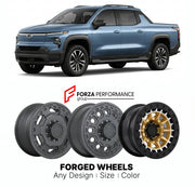 FORGED WHEELS RIMS for CHEVROLET SILVERADO EV 2024+

Custom forged wheels for Chevrolet Silverado EV 2024+. Made-to-order monoblock, 2-piece and 3-piece rims in custom sizes, offsets, colors and finishes with guaranteed fitment.

We manufacture premium quality forged wheels rims for Chevrolet Silverado EV 2024+ in any design, size, color.

THIS WHEEL DESIGN CAN BE CUSTOM-MADE FOR YOUR CAR IN ANY SIZE AND COLOR OPTIONS
Available in monoblock, 2-piece, 3-piece, duoblock, beadlock
3D wheel renderings are provi