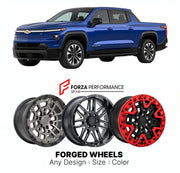 FORGED WHEELS RIMS for CHEVROLET SILVERADO EV LT 2024+

Custom forged wheels for Chevrolet Silverado EV LT 2024+. Made-to-order monoblock, 2-piece and 3-piece rims in custom sizes, offsets, colors and finishes with guaranteed fitment.

We manufacture premium quality forged wheels rims for Chevrolet Silverado EV LT 2024+ in any design, size, color.

THIS WHEEL DESIGN CAN BE CUSTOM-MADE FOR YOUR CAR IN ANY SIZE AND COLOR OPTIONS
Available in monoblock, 2-piece, 3-piece, duoblock, beadlock
3D wheel renderings 