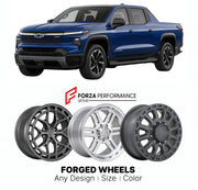 FORGED WHEELS RIMS for CHEVROLET SILVERADO EV RST 2024+

Custom forged wheels for Chevrolet Silverado EV RST 2024+. Made-to-order monoblock, 2-piece and 3-piece rims in custom sizes, offsets, colors and finishes with guaranteed fitment.

We manufacture premium quality forged wheels rims for Chevrolet Silverado EV RST 2024+ in any design, size, color.

THIS WHEEL DESIGN CAN BE CUSTOM-MADE FOR YOUR CAR IN ANY SIZE AND COLOR OPTIONS
Available in monoblock, 2-piece, 3-piece, duoblock, beadlock
3D wheel renderin