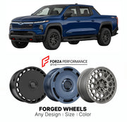 FORGED WHEELS RIMS for CHEVROLET SILVERADO EV TRAIL BOSS 2024+

Custom forged wheels for Chevrolet Silverado EV Trail Boss 2024+. Made-to-order monoblock, 2-piece and 3-piece rims in custom sizes, offsets, colors and finishes with guaranteed fitment.

We manufacture premium quality forged wheels rims for Chevrolet Silverado EV Trail Boss 2024+ in any design, size, color.

THIS WHEEL DESIGN CAN BE CUSTOM-MADE FOR YOUR CAR IN ANY SIZE AND COLOR OPTIONS
Available in monoblock, 2-piece, 3-piece, duoblock, beadl