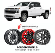 FORGED WHEELS RIMS for CHEVROLET SILVERADO HD 2500HD HIGH COUNTRY T1XX 2020 - 2026

Custom forged wheels for Chevrolet Silverado HD 2500HD High Country T1XX 2020 - 2026. Made-to-order monoblock, 2-piece and 3-piece rims in custom sizes, offsets, colors and finishes with guaranteed fitment.

We manufacture premium quality forged wheels rims for Chevrolet Silverado HD 2500HD High Country T1XX 2020 - 2026 in any design, size, color.

THIS WHEEL DESIGN CAN BE CUSTOM-MADE FOR YOUR CAR IN ANY SIZE AND COLOR OPTIO