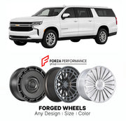 FORGED WHEELS RIMS for CHEVROLET SUBURBAN LS T1YC 2021+

Custom forged wheels for Chevrolet Suburban LS T1YC 2021+. Made-to-order monoblock, 2-piece and 3-piece rims in custom sizes, offsets, colors and finishes with guaranteed fitment.

We manufacture premium quality forged wheels rims for Chevrolet Suburban LS T1YC 2021+ in any design, size, color.

THIS WHEEL DESIGN CAN BE CUSTOM-MADE FOR YOUR CAR IN ANY SIZE AND COLOR OPTIONS
Available in monoblock, 2-piece, 3-piece, duoblock, beadlock
3D wheel renderin