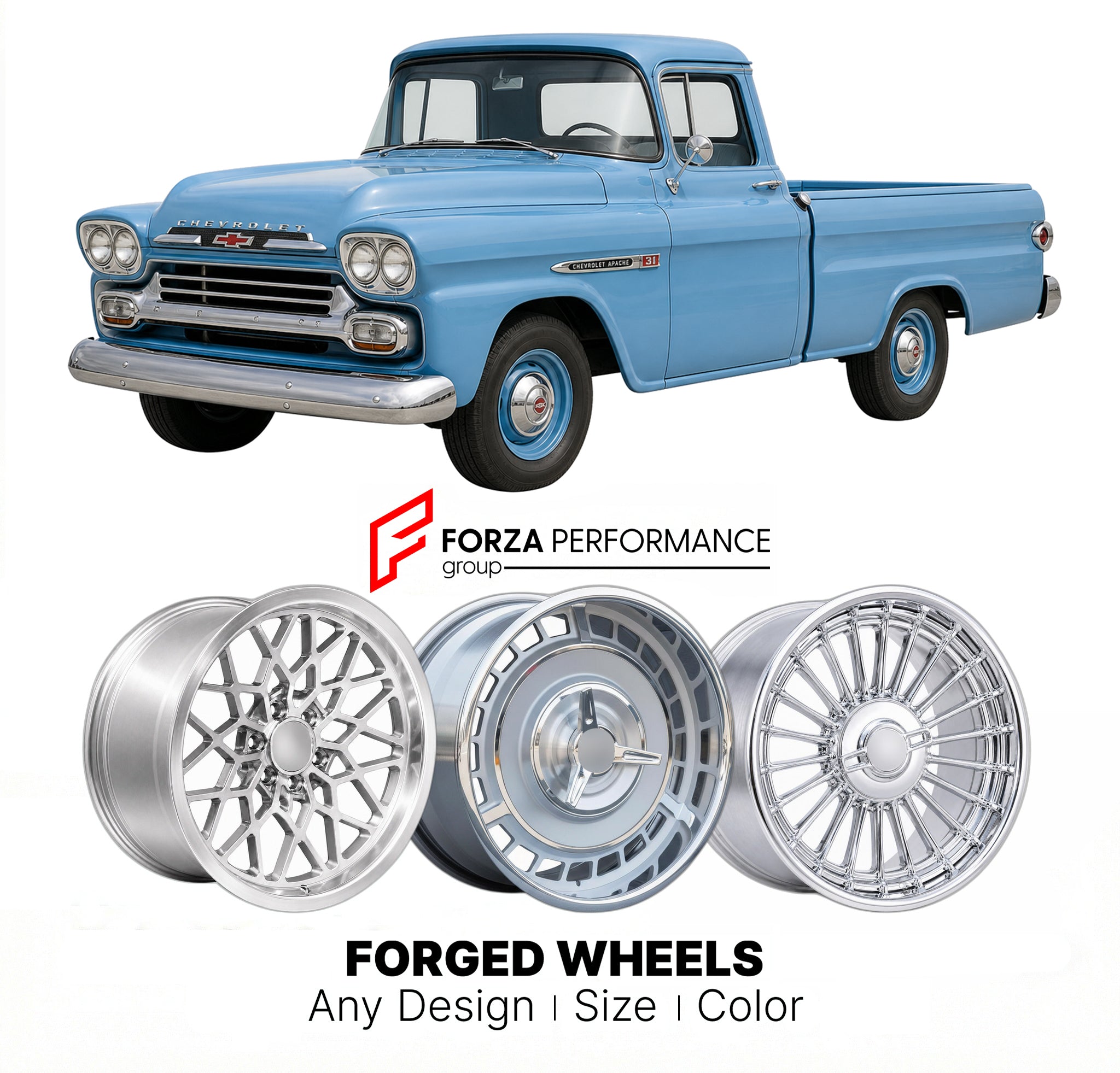 CUSTOM CLASSIC VINTAGE RESTOMOD RETRO OLD SCHOOL FORGED WHEELS RIMS fo