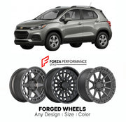 FORGED WHEELS RIMS for CHEVROLET TRAX 2015 - 2022

Custom forged wheels for Chevrolet Trax 2015 - 2022. Made-to-order monoblock, 2-piece and 3-piece rims in custom sizes, offsets, colors and finishes with guaranteed fitment.

We manufacture premium quality forged wheels rims for Chevrolet Trax 2015 - 2022 in any design, size, color.

THIS WHEEL DESIGN CAN BE CUSTOM-MADE FOR YOUR CAR IN ANY SIZE AND COLOR OPTIONS
Available in monoblock, 2-piece, 3-piece, duoblock, beadlock
3D wheel renderings are provided ac