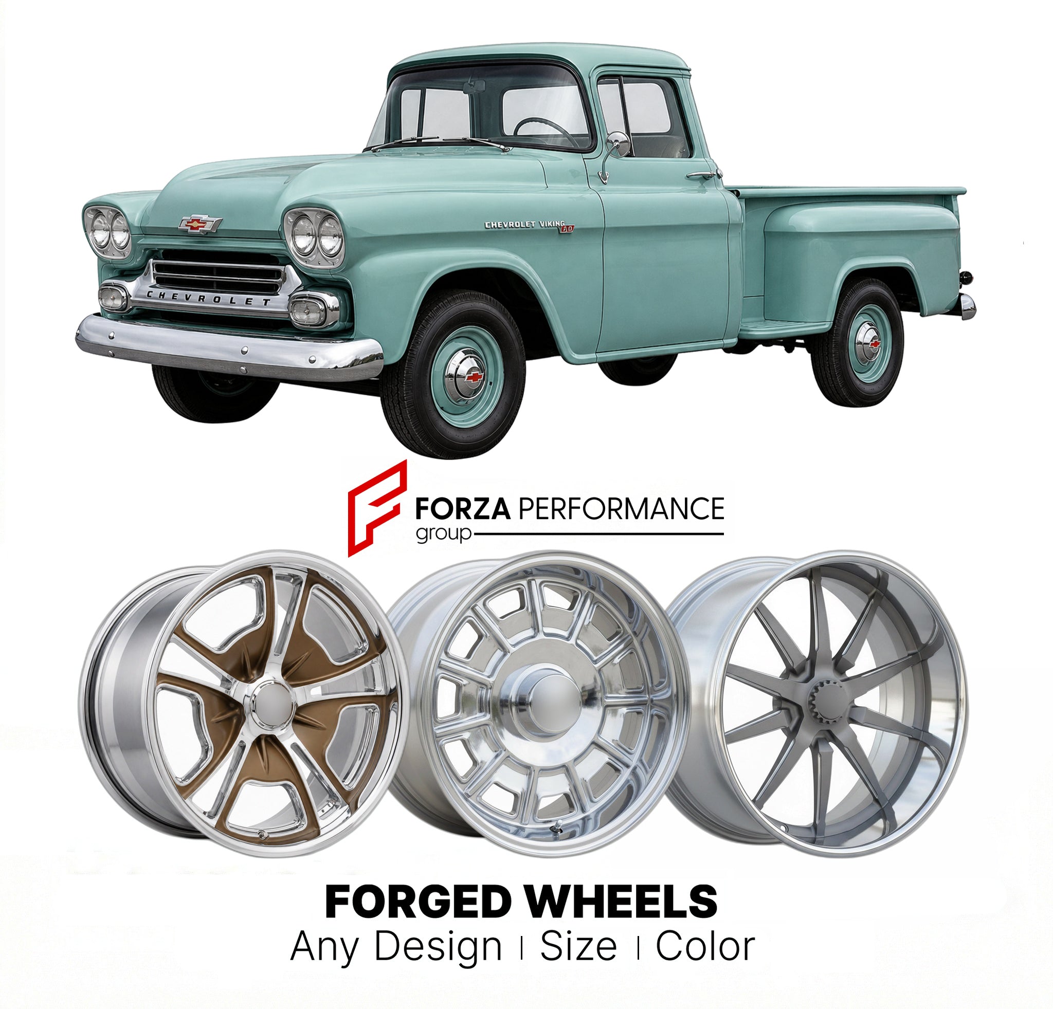 CUSTOM CLASSIC VINTAGE RESTOMOD RETRO OLD SCHOOL FORGED WHEELS RIMS fo