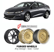 FORGED WHEELS RIMS for CHEVROLET VOLT 2016 - 2019

Custom forged wheels for Chevrolet Volt 2016 - 2019. Made-to-order monoblock, 2-piece and 3-piece rims in custom sizes, offsets, colors and finishes with guaranteed fitment.

We manufacture premium quality forged wheels rims for Chevrolet Volt 2016 - 2019 in any design, size, color.

THIS WHEEL DESIGN CAN BE CUSTOM-MADE FOR YOUR CAR IN ANY SIZE AND COLOR OPTIONS
Available in monoblock, 2-piece, 3-piece, duoblock, beadlock
3D wheel renderings are provided ac