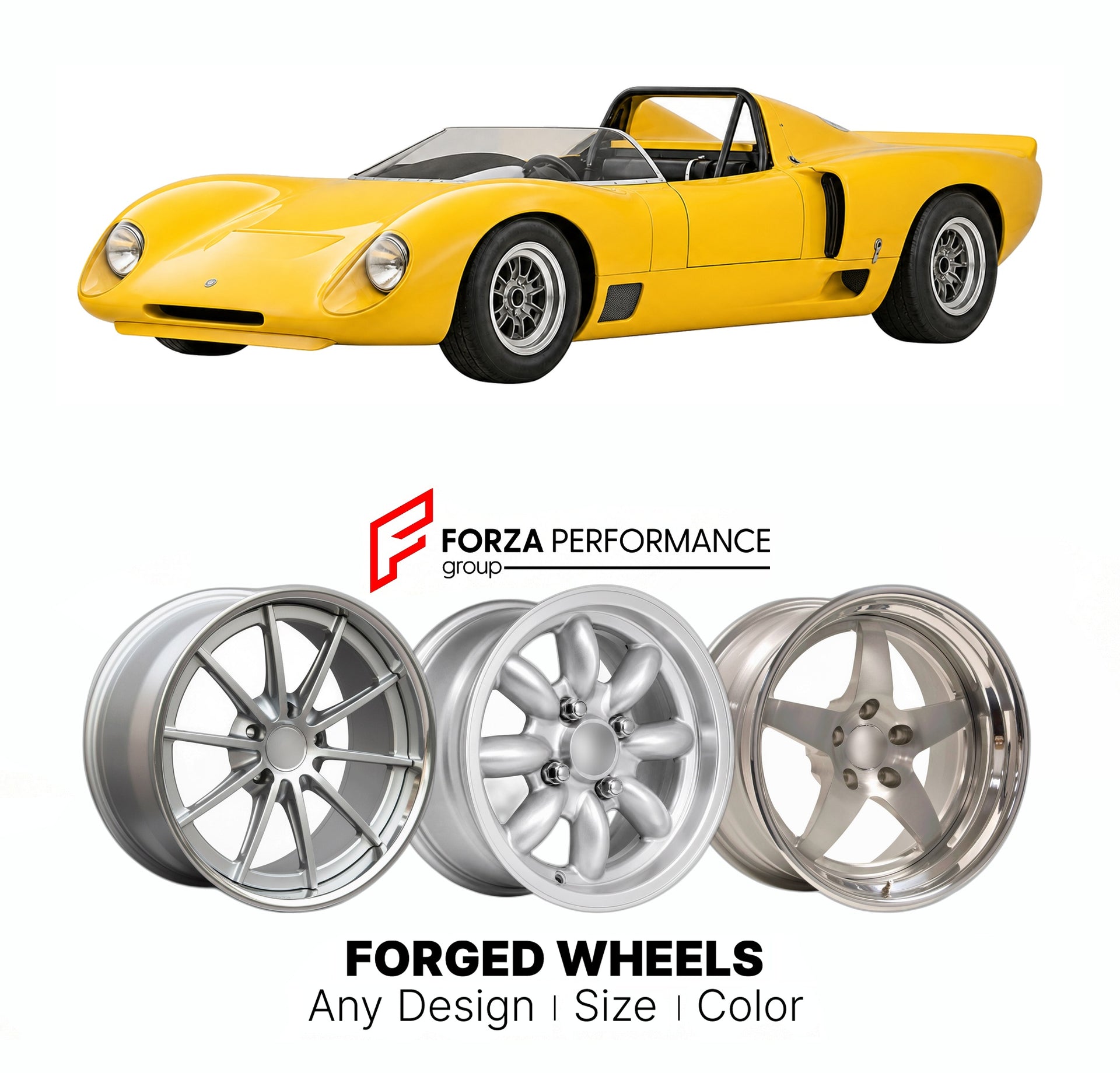 CUSTOM CLASSIC VINTAGE RESTOMOD RETRO OLD SCHOOL FORGED WHEELS RIMS for CHEVRON B36 1976 - 1976

Custom forged wheels for Chevron B36 1976 - 1976. Classic, vintage, restomod wheel designs made to order in custom sizes, offsets, colors and finishes.

We manufacture premium quality forged wheels rims for Chevron B36 1976 - 1976 in any design, size, color.

THIS WHEEL DESIGN CAN BE CUSTOM-MADE FOR YOUR CAR IN ANY SIZE AND COLOR OPTIONS
Available in monoblock, 2-piece, 3-piece, duoblock, beadlock
3D wheel rende