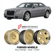 FORGED WHEELS RIMS for CHRYSLER 300 HEMI C FINAL EDITION LX LD 2005 - 2023

Custom forged wheels for Chrysler 300 Hemi C Final Edition LX LD 2005 - 2023. Made-to-order monoblock, 2-piece and 3-piece rims in custom sizes, offsets, colors and finishes with guaranteed fitment.

We manufacture premium quality forged wheels rims for Chrysler 300 Hemi C Final Edition LX LD 2005 - 2023 in any design, size, color.

THIS WHEEL DESIGN CAN BE CUSTOM-MADE FOR YOUR CAR IN ANY SIZE AND COLOR OPTIONS
Available in monobloc