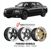 FORGED WHEELS RIMS for CHRYSLER 300 JOHN VARVATOS EDITION LX LD 2005 - 2023

Custom forged wheels for Chrysler 300 John Varvatos Edition LX LD 2005 - 2023. Made-to-order monoblock, 2-piece and 3-piece rims in custom sizes, offsets, colors and finishes with guaranteed fitment.

We manufacture premium quality forged wheels rims for Chrysler 300 John Varvatos Edition LX LD 2005 - 2023 in any design, size, color.

THIS WHEEL DESIGN CAN BE CUSTOM-MADE FOR YOUR CAR IN ANY SIZE AND COLOR OPTIONS
Available in monob