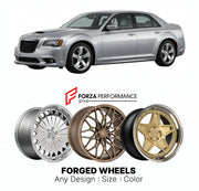 FORGED WHEELS RIMS for CHRYSLER 300 SRT 2012 - 2023

Custom forged wheels for Chrysler 300 SRT 2012 - 2023. Made-to-order monoblock, 2-piece and 3-piece rims in custom sizes, offsets, colors and finishes with guaranteed fitment.

We manufacture premium quality forged wheels rims for Chrysler 300 SRT 2012 - 2023 in any design, size, color.

THIS WHEEL DESIGN CAN BE CUSTOM-MADE FOR YOUR CAR IN ANY SIZE AND COLOR OPTIONS
Available in monoblock, 2-piece, 3-piece, duoblock, beadlock
3D wheel renderings are provi