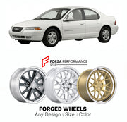 FORGED WHEELS RIMS for CHRYSLER CIRRUS 1995 - 2000

Custom forged wheels for Chrysler Cirrus 1995 - 2000. Made-to-order monoblock, 2-piece and 3-piece rims in custom sizes, offsets, colors and finishes with guaranteed fitment.

We manufacture premium quality forged wheels rims for Chrysler Cirrus 1995 - 2000 in any design, size, color.

THIS WHEEL DESIGN CAN BE CUSTOM-MADE FOR YOUR CAR IN ANY SIZE AND COLOR OPTIONS
Available in monoblock, 2-piece, 3-piece, duoblock, beadlock
3D wheel renderings are provided