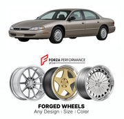 FORGED WHEELS RIMS for CHRYSLER CONCORDE 1993 - 1997

Custom forged wheels for Chrysler Concorde 1993 - 1997. Made-to-order monoblock, 2-piece and 3-piece rims in custom sizes, offsets, colors and finishes with guaranteed fitment.

We manufacture premium quality forged wheels rims for Chrysler Concorde 1993 - 1997 in any design, size, color.

THIS WHEEL DESIGN CAN BE CUSTOM-MADE FOR YOUR CAR IN ANY SIZE AND COLOR OPTIONS
Available in monoblock, 2-piece, 3-piece, duoblock, beadlock
3D wheel renderings are pr