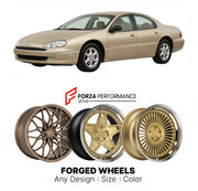 FORGED WHEELS RIMS for CHRYSLER CONCORDE 1998 - 2004

Custom forged wheels for Chrysler Concorde 1998 - 2004. Made-to-order monoblock, 2-piece and 3-piece rims in custom sizes, offsets, colors and finishes with guaranteed fitment.

We manufacture premium quality forged wheels rims for Chrysler Concorde 1998 - 2004 in any design, size, color.

THIS WHEEL DESIGN CAN BE CUSTOM-MADE FOR YOUR CAR IN ANY SIZE AND COLOR OPTIONS
Available in monoblock, 2-piece, 3-piece, duoblock, beadlock
3D wheel renderings are pr