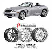 FORGED WHEELS RIMS for CHRYSLER CROSSFIRE SRT6 ROADSTER 2004 - 2008

Custom forged wheels for Chrysler Crossfire SRT6 Roadster 2004 - 2008. Made-to-order monoblock, 2-piece and 3-piece rims in custom sizes, offsets, colors and finishes with guaranteed fitment.

We manufacture premium quality forged wheels rims for Chrysler Crossfire SRT6 Roadster 2004 - 2008 in any design, size, color.

THIS WHEEL DESIGN CAN BE CUSTOM-MADE FOR YOUR CAR IN ANY SIZE AND COLOR OPTIONS
Available in monoblock, 2-piece, 3-piece, 