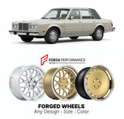 FORGED WHEELS RIMS for CHRYSLER FIFTH AVENUE 1990 - 1993

Custom forged wheels for Chrysler Fifth Avenue 1990 - 1993. Made-to-order monoblock, 2-piece and 3-piece rims in custom sizes, offsets, colors and finishes with guaranteed fitment.

We manufacture premium quality forged wheels rims for Chrysler Fifth Avenue 1990 - 1993 in any design, size, color.

THIS WHEEL DESIGN CAN BE CUSTOM-MADE FOR YOUR CAR IN ANY SIZE AND COLOR OPTIONS
Available in monoblock, 2-piece, 3-piece, duoblock, beadlock
3D wheel rende