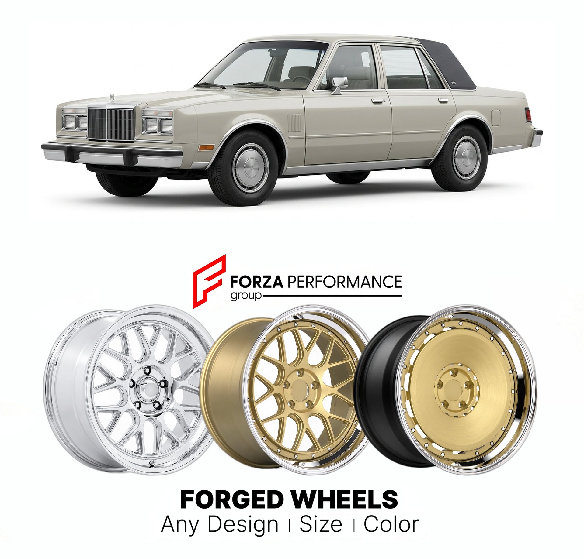 FORGED WHEELS RIMS for CHRYSLER FIFTH AVENUE 1990 - 1993

Custom forged wheels for Chrysler Fifth Avenue 1990 - 1993. Made-to-order monoblock, 2-piece and 3-piece rims in custom sizes, offsets, colors and finishes with guaranteed fitment.

We manufacture premium quality forged wheels rims for Chrysler Fifth Avenue 1990 - 1993 in any design, size, color.

THIS WHEEL DESIGN CAN BE CUSTOM-MADE FOR YOUR CAR IN ANY SIZE AND COLOR OPTIONS
Available in monoblock, 2-piece, 3-piece, duoblock, beadlock
3D wheel rende