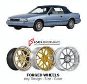 FORGED WHEELS RIMS for CHRYSLER LEBARON CONVERTIBLE 1990 - 1995

Custom forged wheels for Chrysler LeBaron Convertible 1990 - 1995. Made-to-order monoblock, 2-piece and 3-piece rims in custom sizes, offsets, colors and finishes with guaranteed fitment.

We manufacture premium quality forged wheels rims for Chrysler LeBaron Convertible 1990 - 1995 in any design, size, color.

THIS WHEEL DESIGN CAN BE CUSTOM-MADE FOR YOUR CAR IN ANY SIZE AND COLOR OPTIONS
Available in monoblock, 2-piece, 3-piece, duoblock, be