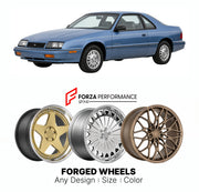 FORGED WHEELS RIMS for CHRYSLER LEBARON COUPE 1990 - 1995

Custom forged wheels for Chrysler LeBaron Coupe 1990 - 1995. Made-to-order monoblock, 2-piece and 3-piece rims in custom sizes, offsets, colors and finishes with guaranteed fitment.

We manufacture premium quality forged wheels rims for Chrysler LeBaron Coupe 1990 - 1995 in any design, size, color.

THIS WHEEL DESIGN CAN BE CUSTOM-MADE FOR YOUR CAR IN ANY SIZE AND COLOR OPTIONS
Available in monoblock, 2-piece, 3-piece, duoblock, beadlock
3D wheel re