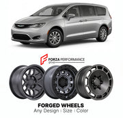 FORGED WHEELS RIMS for CHRYSLER PACIFICA HYBRID 2017 - 2024

Custom forged wheels for Chrysler Pacifica Hybrid 2017 - 2024. Made-to-order monoblock, 2-piece and 3-piece rims in custom sizes, offsets, colors and finishes with guaranteed fitment.

We manufacture premium quality forged wheels rims for Chrysler Pacifica Hybrid 2017 - 2024 in any design, size, color.

THIS WHEEL DESIGN CAN BE CUSTOM-MADE FOR YOUR CAR IN ANY SIZE AND COLOR OPTIONS
Available in monoblock, 2-piece, 3-piece, duoblock, beadlock
3D wh