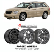 FORGED WHEELS RIMS for CHRYSLER PACIFICA TOURING CS CROSSOVER 2004 - 2008

Custom forged wheels for Chrysler Pacifica Touring CS Crossover 2004 - 2008. Made-to-order monoblock, 2-piece and 3-piece rims in custom sizes, offsets, colors and finishes with guaranteed fitment.

We manufacture premium quality forged wheels rims for Chrysler Pacifica Touring CS Crossover 2004 - 2008 in any design, size, color.

THIS WHEEL DESIGN CAN BE CUSTOM-MADE FOR YOUR CAR IN ANY SIZE AND COLOR OPTIONS
Available in monoblock, 