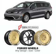 FORGED WHEELS RIMS for CHRYSLER PACIFICA TOURING L MINIVAN 2017+

Custom forged wheels for Chrysler Pacifica Touring L Minivan 2017+. Made-to-order monoblock, 2-piece and 3-piece rims in custom sizes, offsets, colors and finishes with guaranteed fitment.

We manufacture premium quality forged wheels rims for Chrysler Pacifica Touring L Minivan 2017+ in any design, size, color.

THIS WHEEL DESIGN CAN BE CUSTOM-MADE FOR YOUR CAR IN ANY SIZE AND COLOR OPTIONS
Available in monoblock, 2-piece, 3-piece, duoblock,