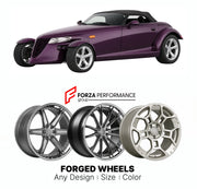 FORGED WHEELS RIMS for CHRYSLER PROWLER BASE 2001 - 2002

Custom forged wheels for Chrysler Prowler Base 2001 - 2002. Made-to-order monoblock, 2-piece and 3-piece rims in custom sizes, offsets, colors and finishes with guaranteed fitment.

We manufacture premium quality forged wheels rims for Chrysler Prowler Base 2001 - 2002 in any design, size, color.

THIS WHEEL DESIGN CAN BE CUSTOM-MADE FOR YOUR CAR IN ANY SIZE AND COLOR OPTIONS
Available in monoblock, 2-piece, 3-piece, duoblock, beadlock
3D wheel rende