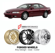 FORGED WHEELS RIMS for CHRYSLER SEBRING COUPE CONVERTIBLE 1995 - 2000

Custom forged wheels for Chrysler Sebring Coupe Convertible 1995 - 2000. Made-to-order monoblock, 2-piece and 3-piece rims in custom sizes, offsets, colors and finishes with guaranteed fitment.

We manufacture premium quality forged wheels rims for Chrysler Sebring Coupe Convertible 1995 - 2000 in any design, size, color.

THIS WHEEL DESIGN CAN BE CUSTOM-MADE FOR YOUR CAR IN ANY SIZE AND COLOR OPTIONS
Available in monoblock, 2-piece, 3-p