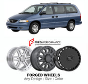 FORGED WHEELS RIMS for CHRYSLER TOWN & COUNTRY LX 1996 - 2016

Custom forged wheels for Chrysler Town & Country LX 1996 - 2016. Made-to-order monoblock, 2-piece and 3-piece rims in custom sizes, offsets, colors and finishes with guaranteed fitment.

We manufacture premium quality forged wheels rims for Chrysler Town & Country LX 1996 - 2016 in any design, size, color.

THIS WHEEL DESIGN CAN BE CUSTOM-MADE FOR YOUR CAR IN ANY SIZE AND COLOR OPTIONS
Available in monoblock, 2-piece, 3-piece, duoblock, beadlock