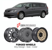 FORGED WHEELS RIMS for CHRYSLER VOYAGER FLEET US REVIVAL 2020+

Custom forged wheels for Chrysler Voyager Fleet US Revival 2020+. Made-to-order monoblock, 2-piece and 3-piece rims in custom sizes, offsets, colors and finishes with guaranteed fitment.

We manufacture premium quality forged wheels rims for Chrysler Voyager Fleet US Revival 2020+ in any design, size, color.

THIS WHEEL DESIGN CAN BE CUSTOM-MADE FOR YOUR CAR IN ANY SIZE AND COLOR OPTIONS
Available in monoblock, 2-piece, 3-piece, duoblock, beadl