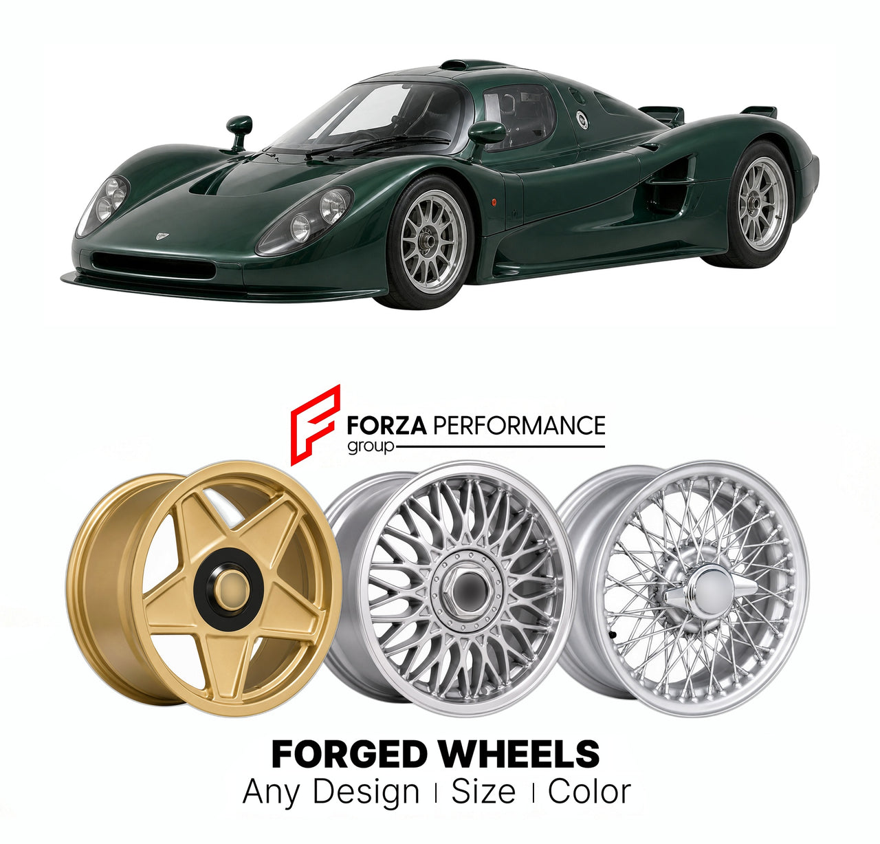 CUSTOM CLASSIC VINTAGE RESTOMOD RETRO OLD SCHOOL FORGED WHEELS RIMS for COURAGE C52 1999 - 2000

Custom forged wheels for Courage C52 1999 - 2000. Classic, vintage, restomod wheel designs made to order in custom sizes, offsets, colors and finishes.

We manufacture premium quality forged wheels rims for Courage C52 1999 - 2000 in any design, size, color.

THIS WHEEL DESIGN CAN BE CUSTOM-MADE FOR YOUR CAR IN ANY SIZE AND COLOR OPTIONS
Available in monoblock, 2-piece, 3-piece, duoblock, beadlock
3D wheel rende