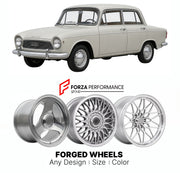 CUSTOM CLASSIC VINTAGE RESTOMOD RETRO OLD SCHOOL FORGED WHEELS RIMS for DKW 1000 AUTO UNION 1958 - 1963

Custom forged wheels for DKW 1000 Auto Union 1958 - 1963. Classic, vintage, restomod wheel designs made to order in custom sizes, offsets, colors and finishes.

We manufacture premium quality forged wheels rims for DKW 1000 Auto Union 1958 - 1963 in any design, size, color.

THIS WHEEL DESIGN CAN BE CUSTOM-MADE FOR YOUR CAR IN ANY SIZE AND COLOR OPTIONS
Available in monoblock, 2-piece, 3-piece, duoblock,