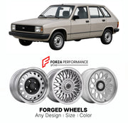 CUSTOM CLASSIC VINTAGE RESTOMOD RETRO OLD SCHOOL FORGED WHEELS RIMS for DACIA 1320 1987 - 1990

Custom forged wheels for Dacia 1320 1987 - 1990. Classic, vintage, restomod wheel designs made to order in custom sizes, offsets, colors and finishes.

We manufacture premium quality forged wheels rims for Dacia 1320 1987 - 1990 in any design, size, color.

THIS WHEEL DESIGN CAN BE CUSTOM-MADE FOR YOUR CAR IN ANY SIZE AND COLOR OPTIONS
Available in monoblock, 2-piece, 3-piece, duoblock, beadlock
3D wheel renderin