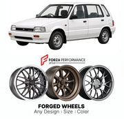 CUSTOM CLASSIC VINTAGE RESTOMOD RETRO OLD SCHOOL FORGED WHEELS RIMS for DAIHATSU CHARADE G100 1987 - 1993

Custom forged wheels for Daihatsu Charade G100 1987 - 1993. Classic, vintage, restomod and retro JDM wheel designs made to order in custom sizes, offsets, colors and finishes with guaranteed fitment.

We manufacture premium quality forged wheels rims for Daihatsu Charade G100 1987 - 1993 in any design, size, color.

JDM WHEEL DESIGNS: our Japanese collection for hatchbacks, kei cars and MPVs includes d