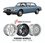 CUSTOM CLASSIC VINTAGE RESTOMOD RETRO OLD SCHOOL FORGED WHEELS RIMS for DAIMLER DOUBLE-SIX SERIES I-III 1972 - 1992

Custom forged wheels for Daimler Double-Six Series I-III 1972 - 1992. Classic, vintage, restomod wheel designs made to order in custom sizes, offsets, colors and finishes.

We manufacture premium quality forged wheels rims for Daimler Double-Six Series I-III 1972 - 1992 in any design, size, color.

THIS WHEEL DESIGN CAN BE CUSTOM-MADE FOR YOUR CAR IN ANY SIZE AND COLOR OPTIONS
Available in mo