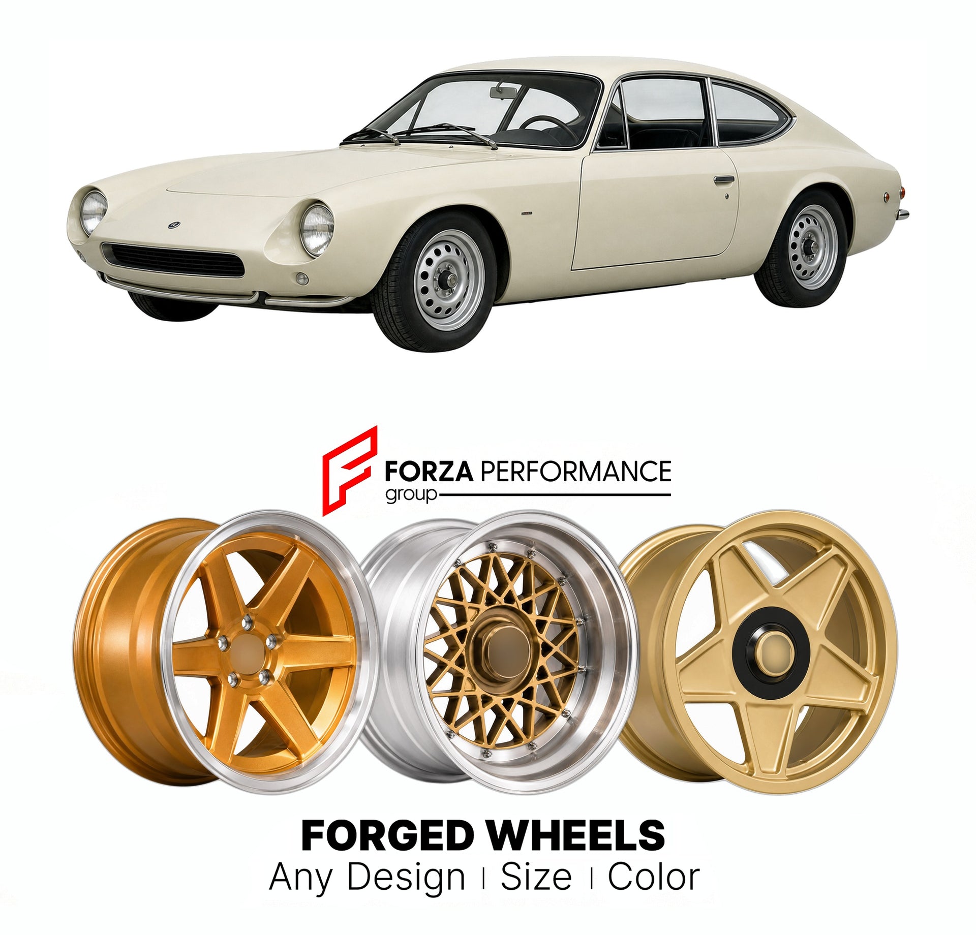 CUSTOM CLASSIC VINTAGE RESTOMOD RETRO OLD SCHOOL FORGED WHEELS RIMS for DAVRIAN MK5 1967 - 1971

Custom forged wheels for Davrian Mk5 1967 - 1971. Classic, vintage, restomod wheel designs made to order in custom sizes, offsets, colors and finishes.

We manufacture premium quality forged wheels rims for Davrian Mk5 1967 - 1971 in any design, size, color.

THIS WHEEL DESIGN CAN BE CUSTOM-MADE FOR YOUR CAR IN ANY SIZE AND COLOR OPTIONS
Available in monoblock, 2-piece, 3-piece, duoblock, beadlock
3D wheel rende