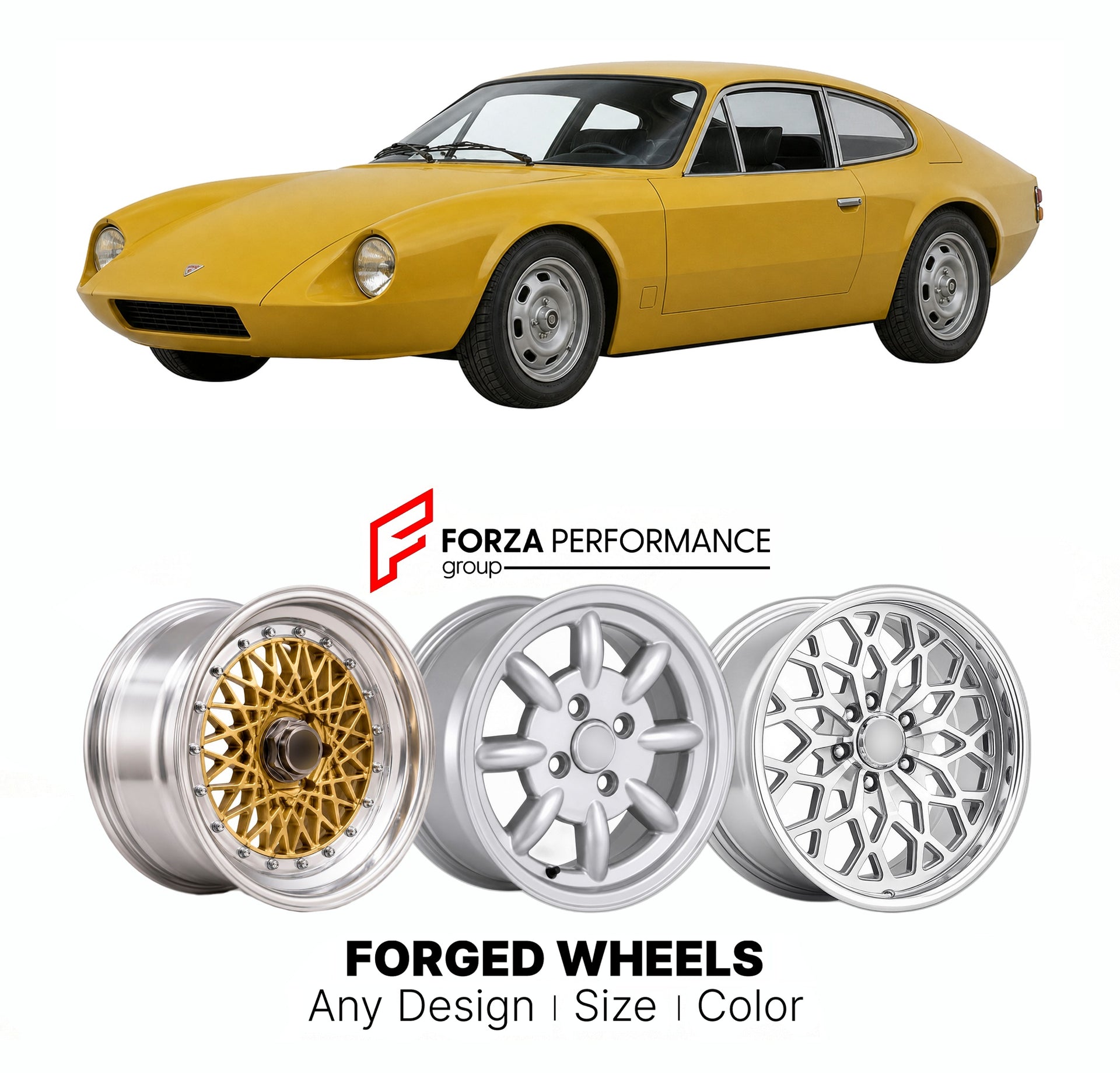 CUSTOM CLASSIC VINTAGE RESTOMOD RETRO OLD SCHOOL FORGED WHEELS RIMS for DAVRIAN MK8 1976 - 1983

Custom forged wheels for Davrian Mk8 1976 - 1983. Classic, vintage, restomod wheel designs made to order in custom sizes, offsets, colors and finishes.

We manufacture premium quality forged wheels rims for Davrian Mk8 1976 - 1983 in any design, size, color.

THIS WHEEL DESIGN CAN BE CUSTOM-MADE FOR YOUR CAR IN ANY SIZE AND COLOR OPTIONS
Available in monoblock, 2-piece, 3-piece, duoblock, beadlock
3D wheel rende