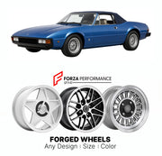 CUSTOM CLASSIC VINTAGE RESTOMOD RETRO OLD SCHOOL FORGED WHEELS RIMS for DE TOMASO LONGCHAMP GTS SPYDER 1980 - 1989

Custom forged wheels for De Tomaso Longchamp GTS Spyder 1980 - 1989. Classic, vintage, restomod wheel designs made to order in custom sizes, offsets, colors and finishes.

We manufacture premium quality forged wheels rims for De Tomaso Longchamp GTS Spyder 1980 - 1989 in any design, size, color.

THIS WHEEL DESIGN CAN BE CUSTOM-MADE FOR YOUR CAR IN ANY SIZE AND COLOR OPTIONS
Available in monob