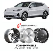 Custom forged wheels for Denza BYD N7 2023+. Made-to-order monoblock, 2-piece and 3-piece wheels in custom sizes, offsets, colors and finishes with guaranteed vehicle fitment.

We manufacture premium quality forged wheels rims for Denza BYD N7 2023+ in any design, size, color.

THIS WHEEL DESIGN CAN BE CUSTOM-MADE FOR YOUR CAR IN ANY SIZE AND COLOR OPTIONS
Available in monoblock, 2-piece, 3-piece, duoblock, beadlock
3D wheel renderings are provided according to the exact dimensions and specifications reques