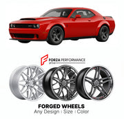 FORGED WHEELS RIMS for DODGE CHALLENGER SRT DEMON 2018 - 2023

Custom forged wheels for Dodge Challenger SRT Demon 2018 - 2023. Made-to-order monoblock, 2-piece and 3-piece rims in custom sizes, offsets, colors and finishes with guaranteed fitment.

We manufacture premium quality forged wheels rims for Dodge Challenger SRT Demon 2018 - 2023 in any design, size, color.

THIS WHEEL DESIGN CAN BE CUSTOM-MADE FOR YOUR CAR IN ANY SIZE AND COLOR OPTIONS
Available in monoblock, 2-piece, 3-piece, duoblock, beadlock