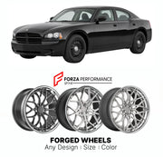 FORGED WHEELS RIMS for DODGE CHARGER PURSUIT LX LD 2006 - 2023

Custom forged wheels for Dodge Charger Pursuit LX LD 2006 - 2023. Made-to-order monoblock, 2-piece and 3-piece rims in custom sizes, offsets, colors and finishes with guaranteed fitment.

We manufacture premium quality forged wheels rims for Dodge Charger Pursuit LX LD 2006 - 2023 in any design, size, color.

THIS WHEEL DESIGN CAN BE CUSTOM-MADE FOR YOUR CAR IN ANY SIZE AND COLOR OPTIONS
Available in monoblock, 2-piece, 3-piece, duoblock, beadl