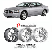 FORGED WHEELS RIMS for DODGE CHARGER R T LX LD 2006 - 2023

Custom forged wheels for Dodge Charger R T LX LD 2006 - 2023. Made-to-order monoblock, 2-piece and 3-piece rims in custom sizes, offsets, colors and finishes with guaranteed fitment.

We manufacture premium quality forged wheels rims for Dodge Charger R T LX LD 2006 - 2023 in any design, size, color.

THIS WHEEL DESIGN CAN BE CUSTOM-MADE FOR YOUR CAR IN ANY SIZE AND COLOR OPTIONS
Available in monoblock, 2-piece, 3-piece, duoblock, beadlock
3D wheel